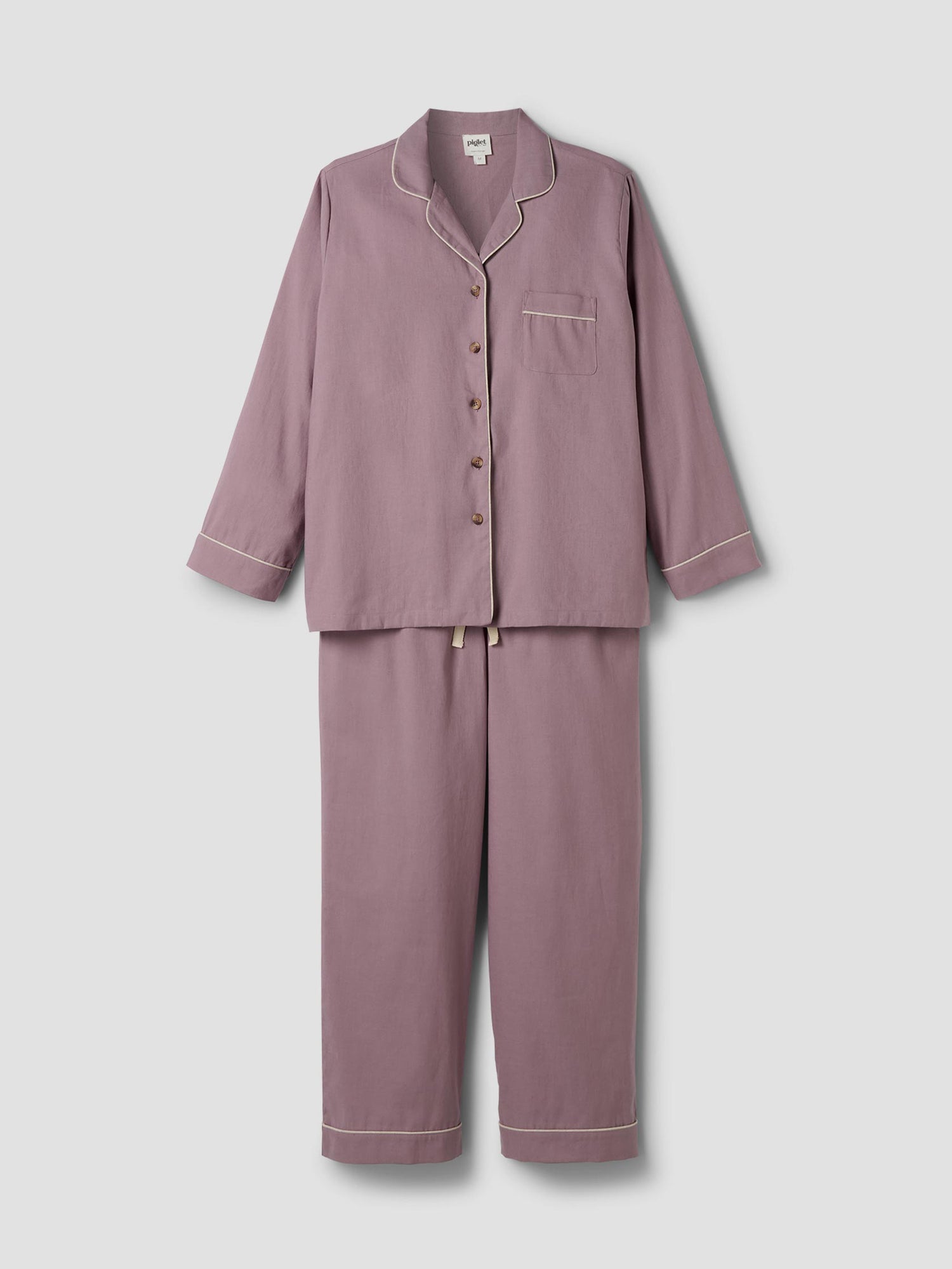Linen Blend Pajama Trouser Sets Archive