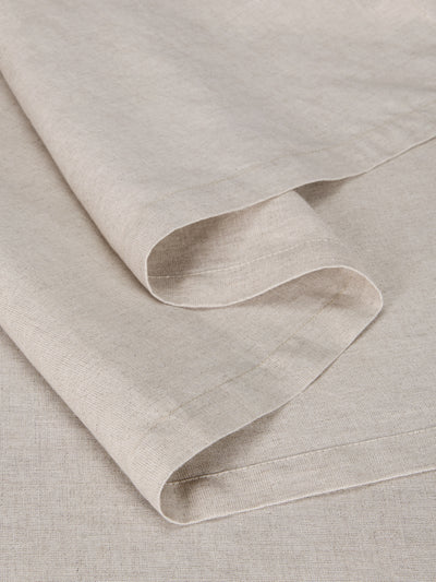 Oatmeal Linen Table Runner