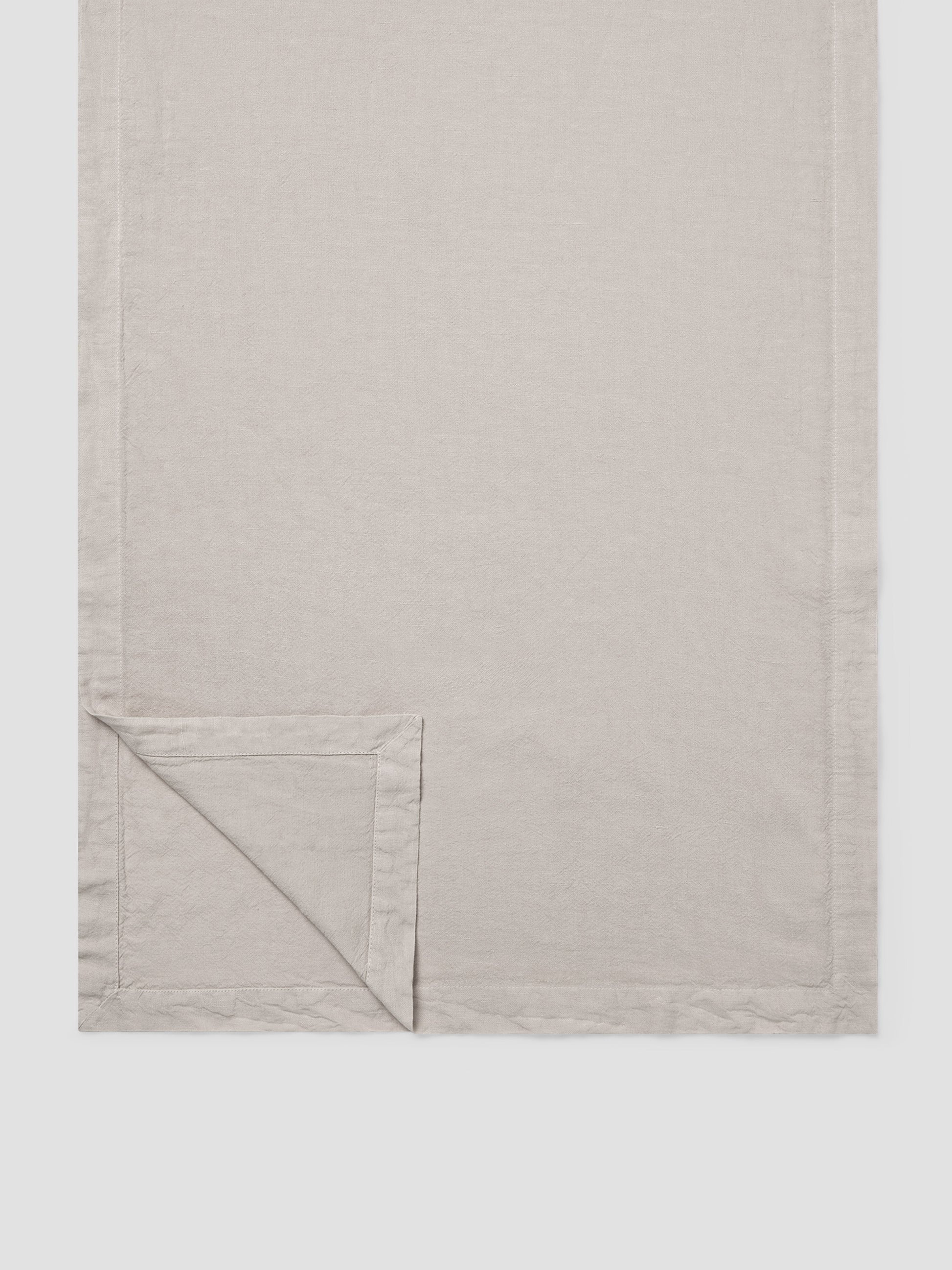 Oatmeal Linen Table Runner