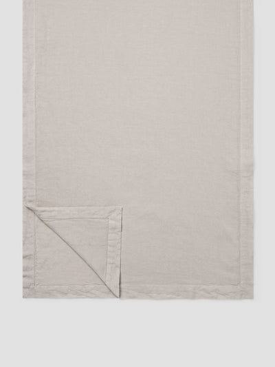 Oatmeal Linen Table Runner