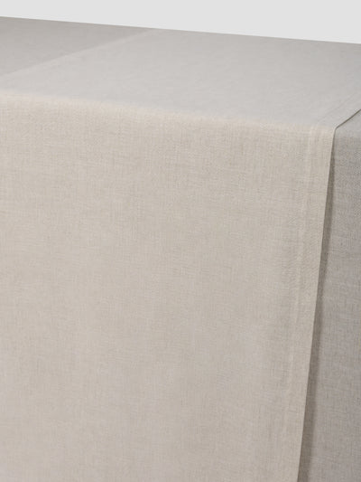 Oatmeal Linen Table Runner