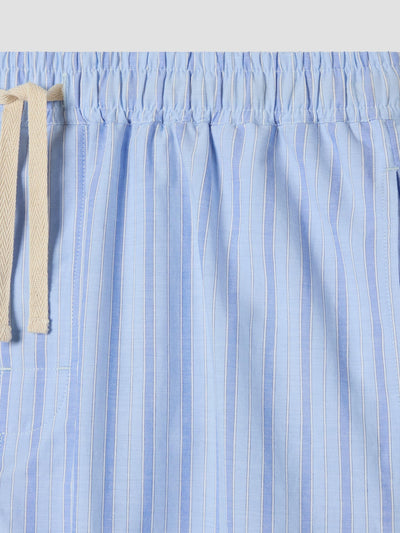 Men’s Pale Blue Favorite Shirt Stripe Cotton Pants - alternate image