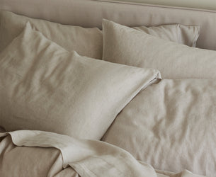 Oatmeal Linen Blend Pillowcase (Pair)