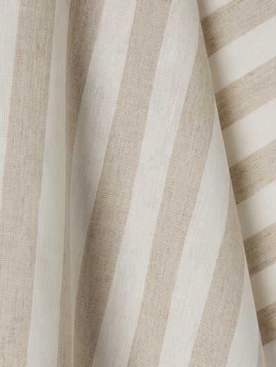 Oatmeal Pembroke Stripe Linen Blend Tea Towel - alternate image