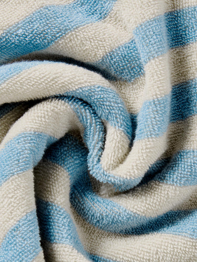 Coastal Blue Pembroke Stripe Cotton Hair Wrap - alternate image