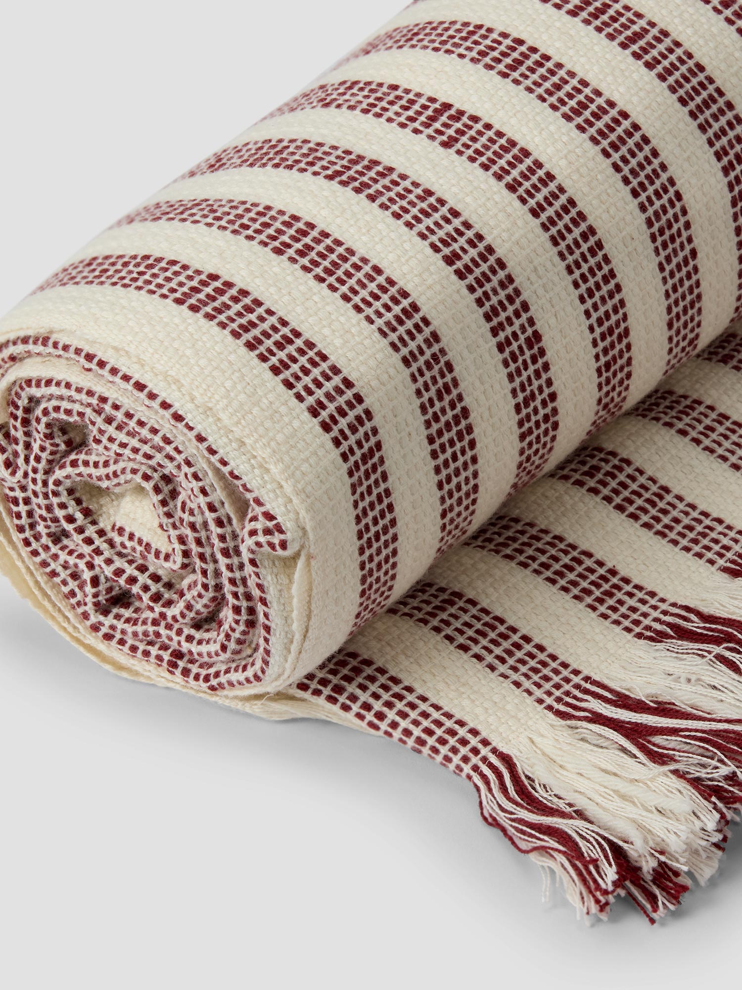 Rust Red Pembroke Stripe