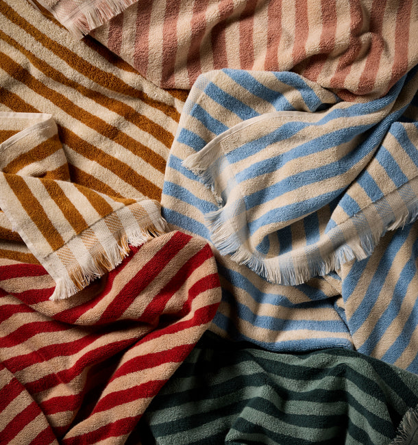 Pembroke Stripe Cotton Towels