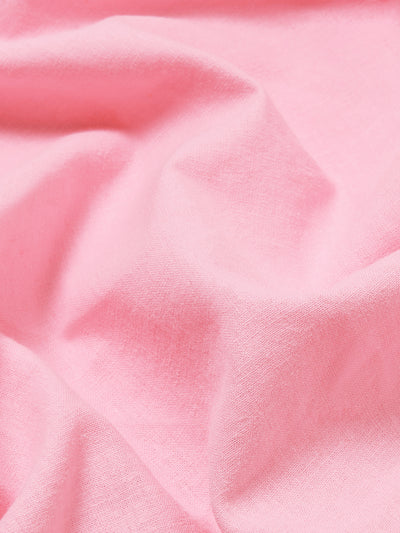 Pink Bloom Kids Linen Blend Fitted Sheet