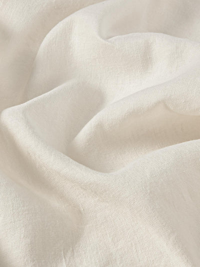 Pearl Linen Blend Fitted Sheet