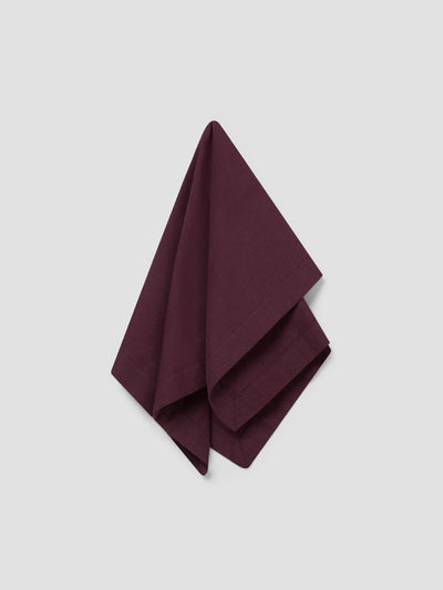 Berry Linen Blend Napkins Set of 4 - alternate image