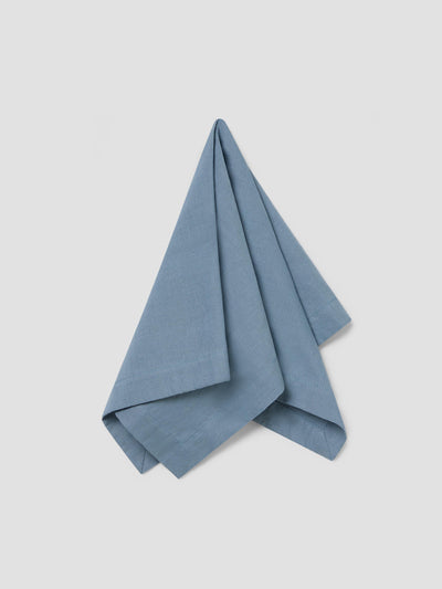 Dusk Blue Linen Blend Napkins Set of 4 - alternate image