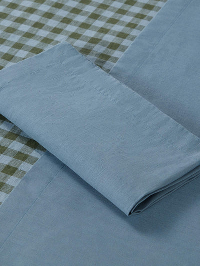 Dusk Blue Linen Blend Napkins Set of 4