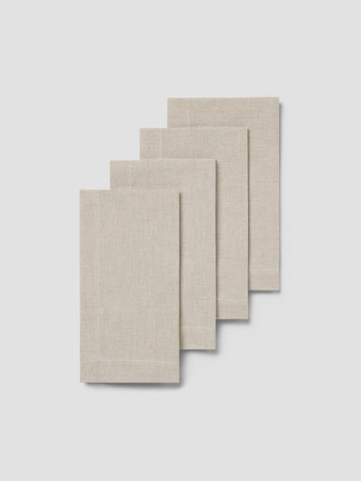 Oatmeal Linen Blend Napkins Set of 4