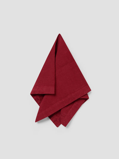 Rhubarb Linen Blend Napkins Set of 4 - alternate image
