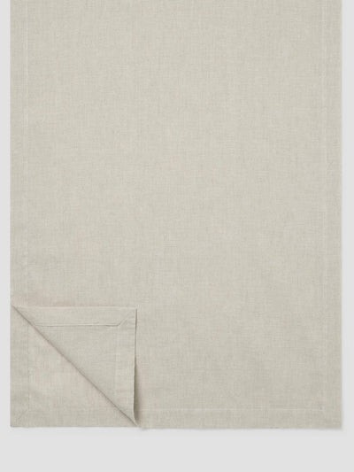 Oatmeal Linen Blend Table Runner