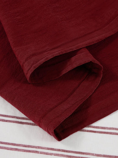 Rhubarb Linen Blend Table Runner