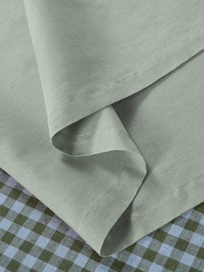 Sage Green Linen Table Runner - alternate image