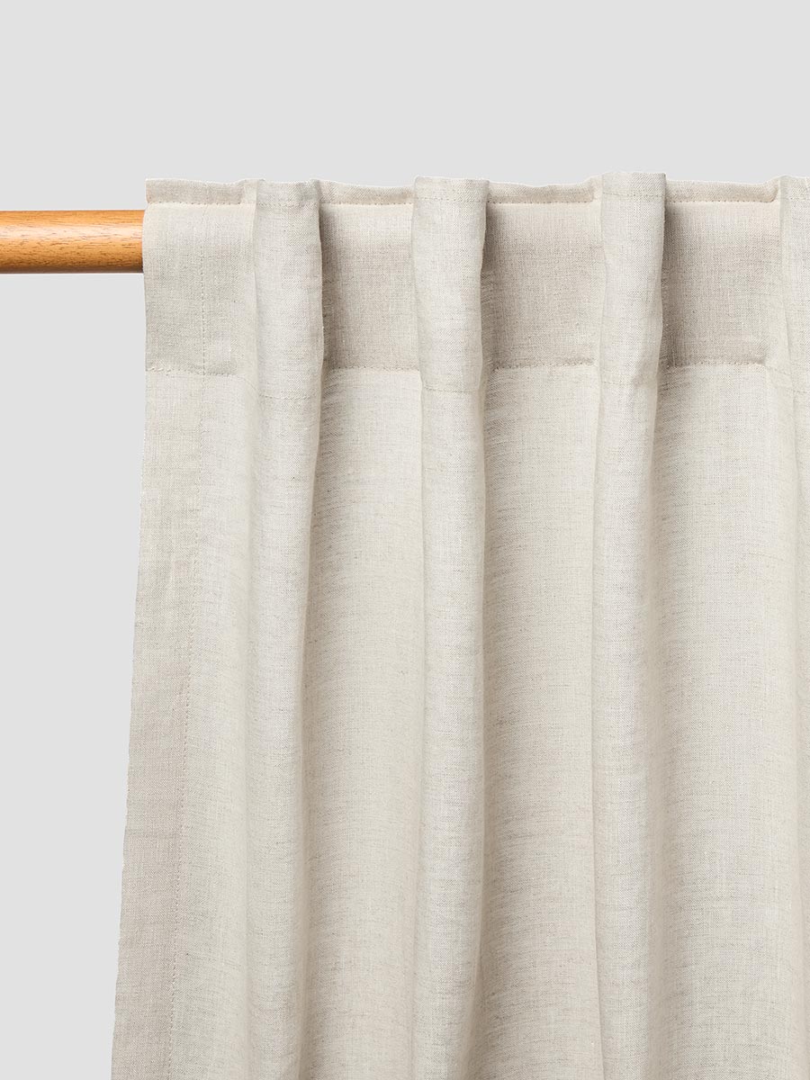 Plain Linen Blend Curtains