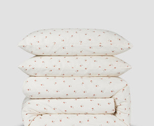 Posy Bud Linen Blend Duvet Set