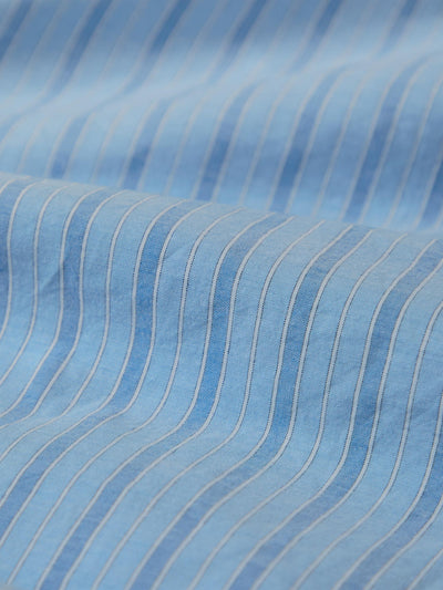 Pale Blue Favorite Shirt Stripe Cotton Pillowcases (Pair)