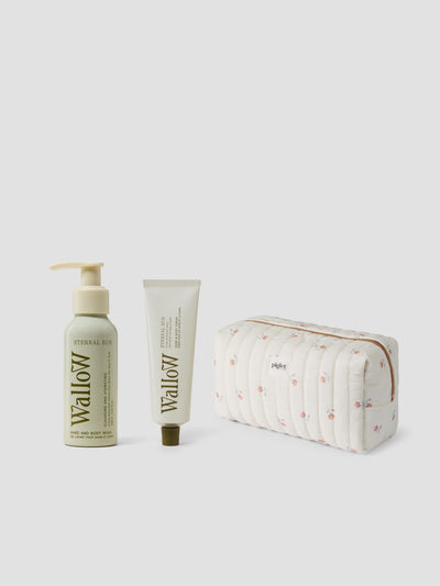 Pearl Posy Bud Wash Bag & Travel Size Hand Creams Bundle
