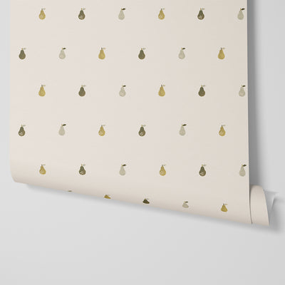 Cream Pears Wallpaper - alternate image