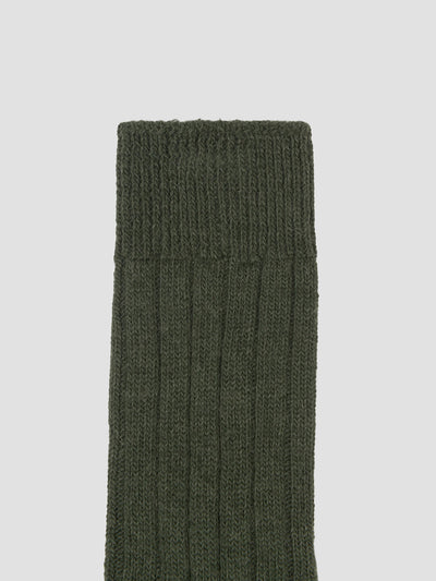 Fern Green Alpaca Socks