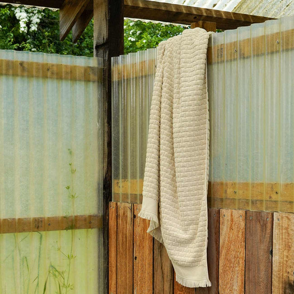 Birch Basketweave Cotton Bath Sheet