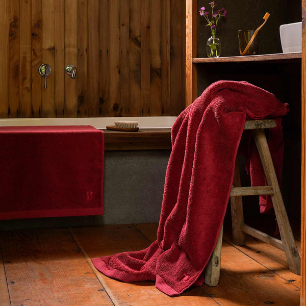 Mineral Red Organic Cotton Towels