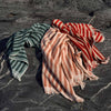 Sand Shell Stripe Cotton Bath Sheet