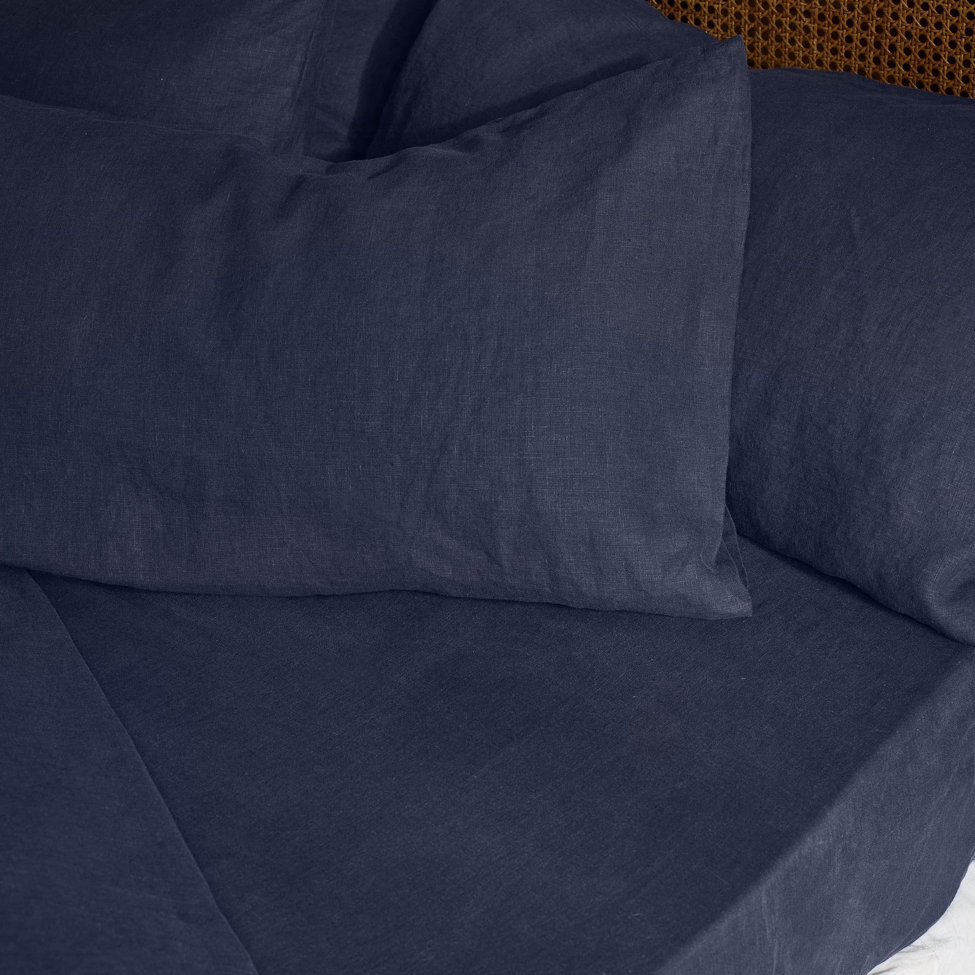 Atlantic Linen Blend Fitted Sheet