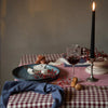 Raspberry Table Runner & Berry Gingham Tablecloth