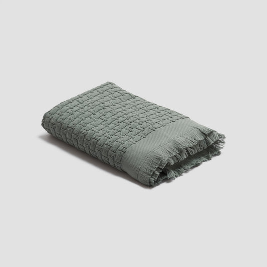 Now Designs Basketweave Towel London Grey