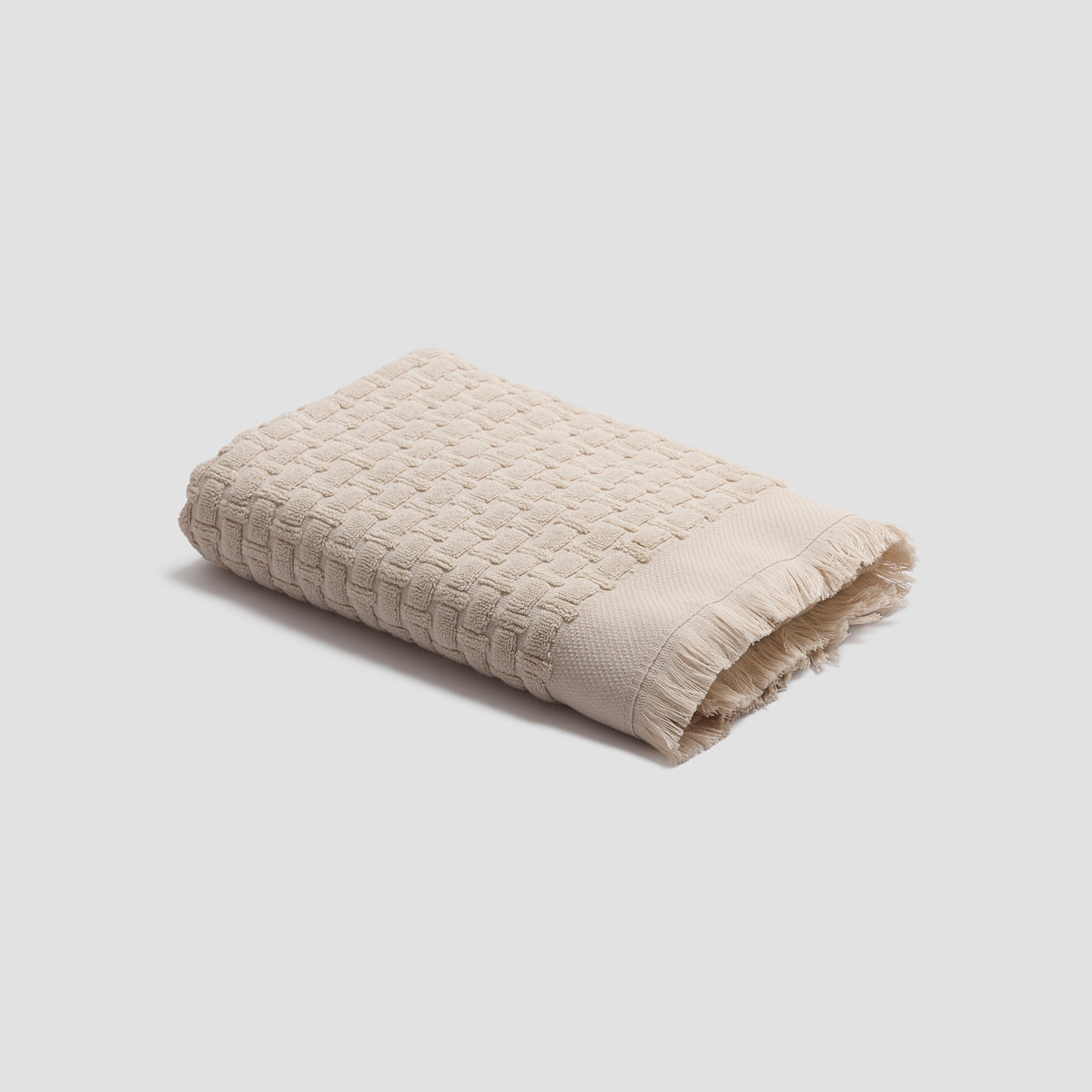 Birch Basketweave Cotton Towel