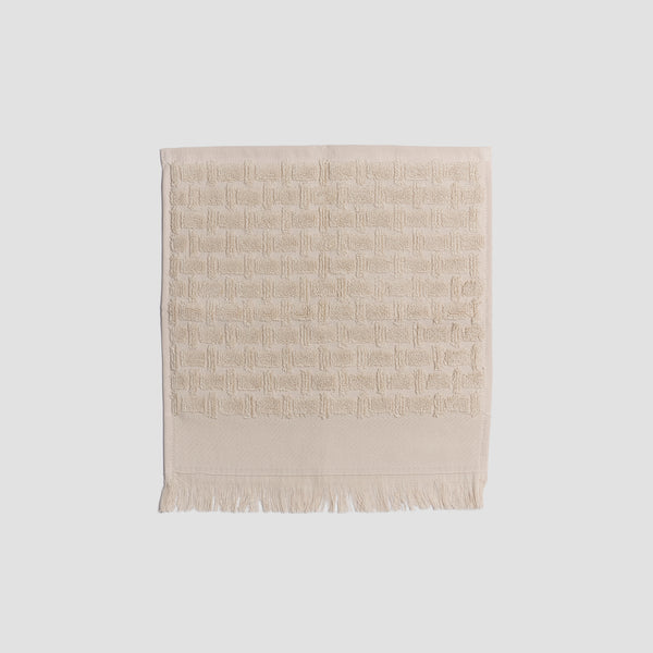 Birch Basketweave Cotton Washcloth