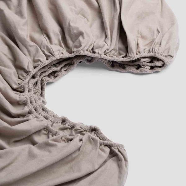 Clay Flannel Cotton Sheet Set