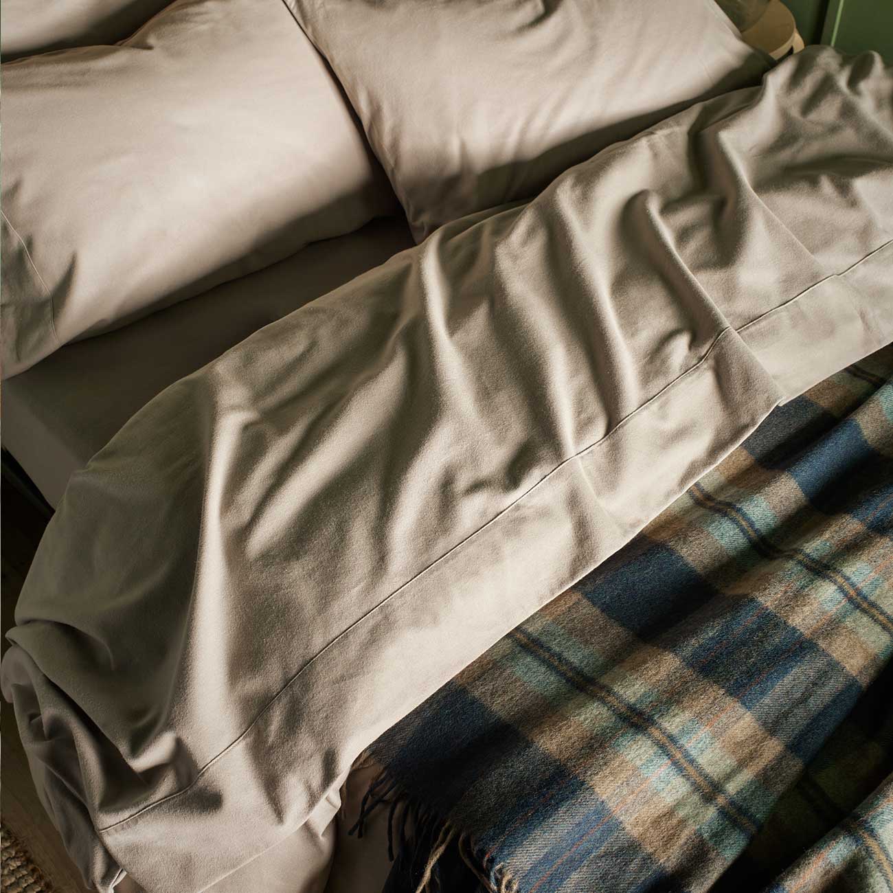 Clay Flannel Bedding