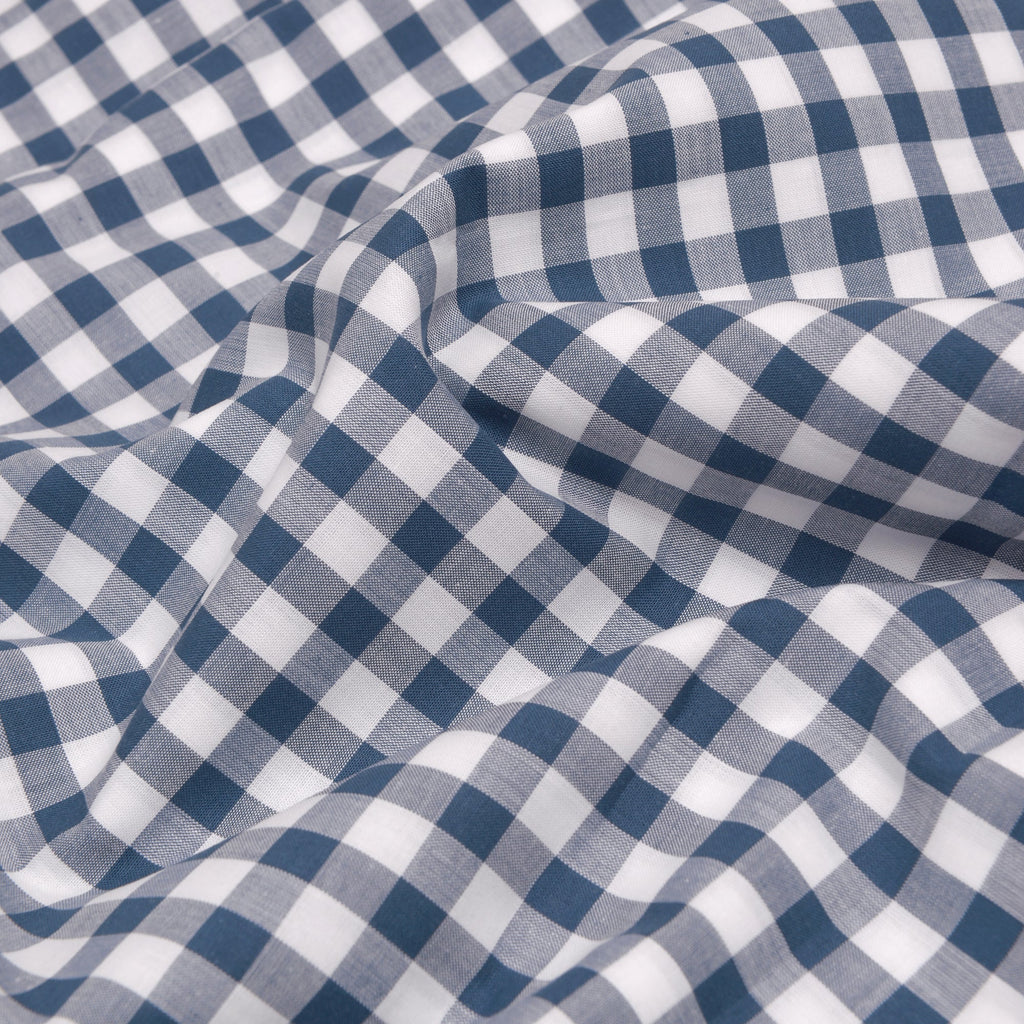 Indigo Small Gingham 