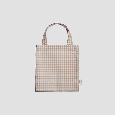 Cafe au Lait Kids Gingham Cotton Bedding Set