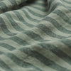 Pine Green Stripe Linen Detail