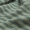 Pine Green Pembroke Stripe Linen Detail