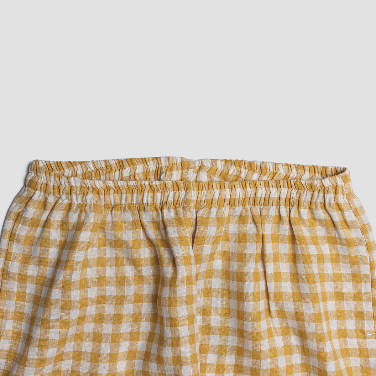 Honey Gingham Pajama Shorts