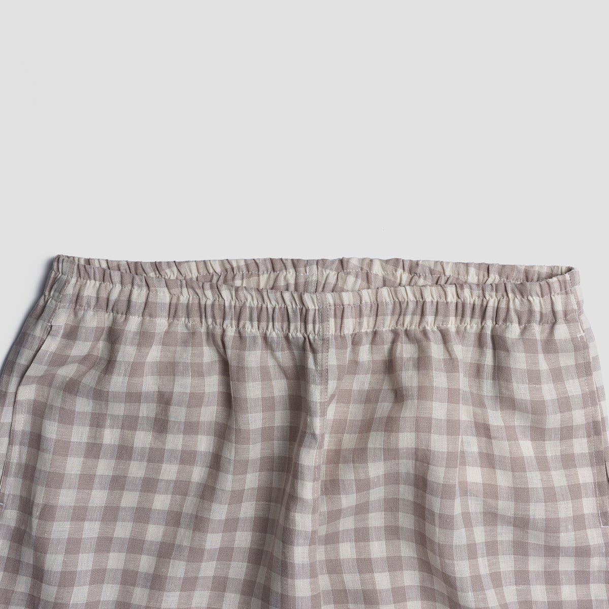 Mushroom Gingham Pajama Pants Piglet in Bed US