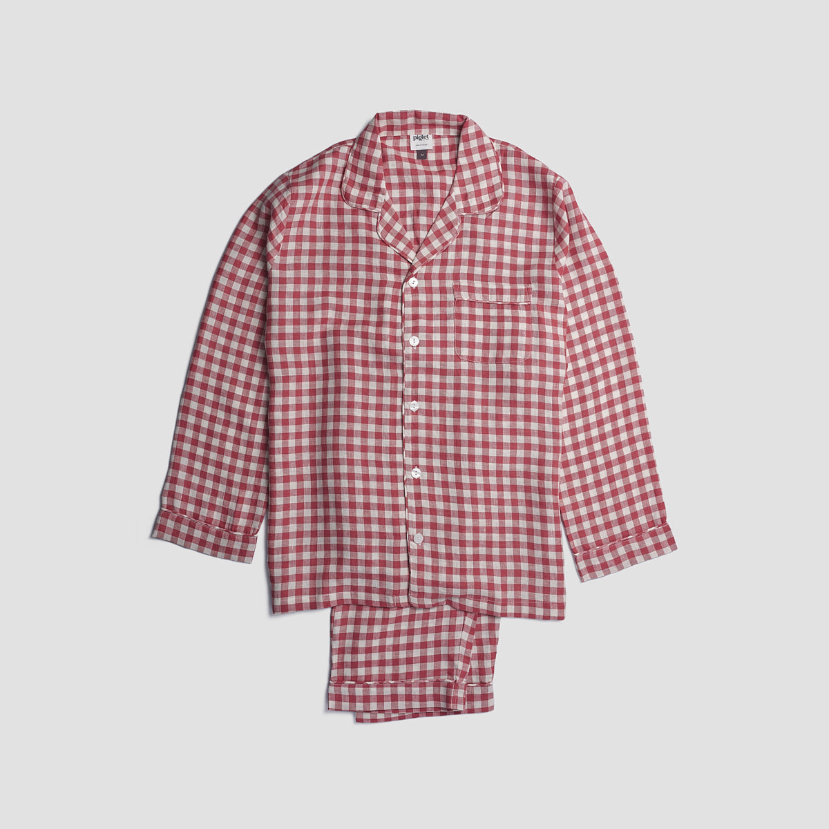 Red 2025 gingham pyjamas