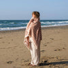 Sand Shell Stripe Cotton Bath Sheet
