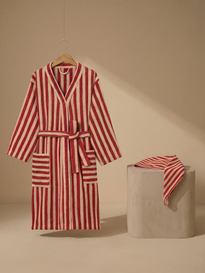 Relaxation Robe Sandstone Red Gift Set