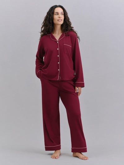 Rhubarb Cotton Jersey Pants Set