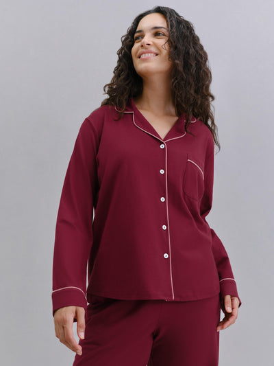 Rhubarb Cotton Jersey Pants Set - alternate image
