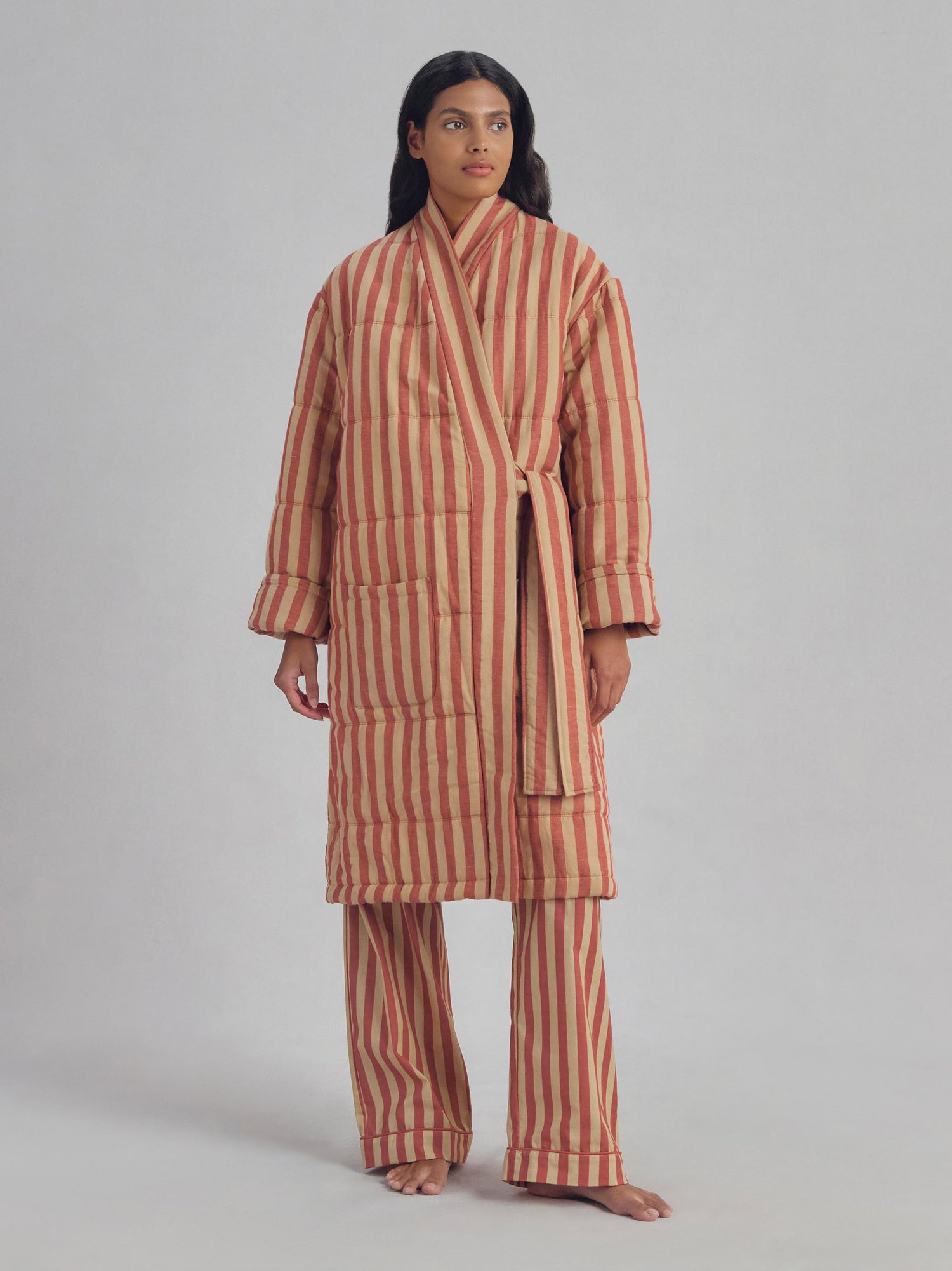 Linen Blend Housecoats