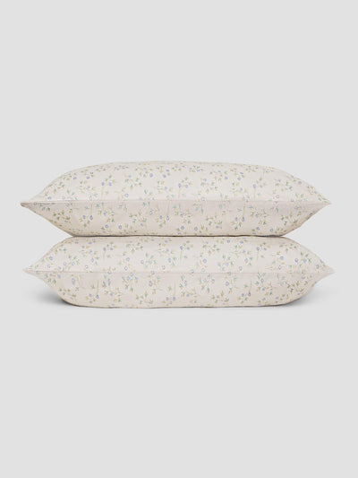 Spring Sprig Cotton Pillowcases (Pair)
